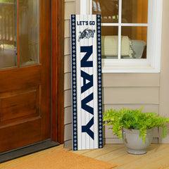 47" Double Sided Leaner, US Naval Academy, Christmas, Collegiate, Home