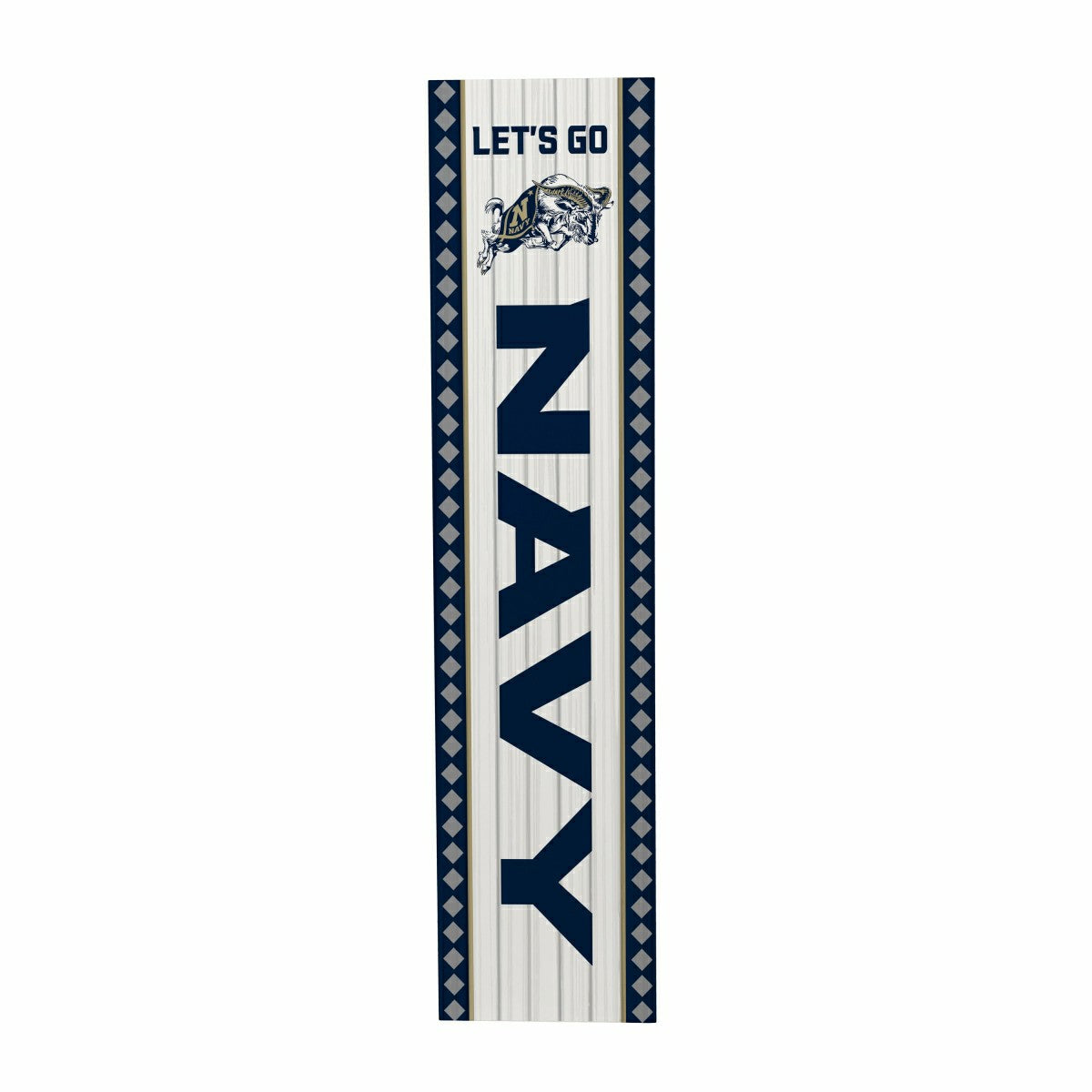 47" Double Sided Leaner, US Naval Academy, Christmas, Collegiate, Home