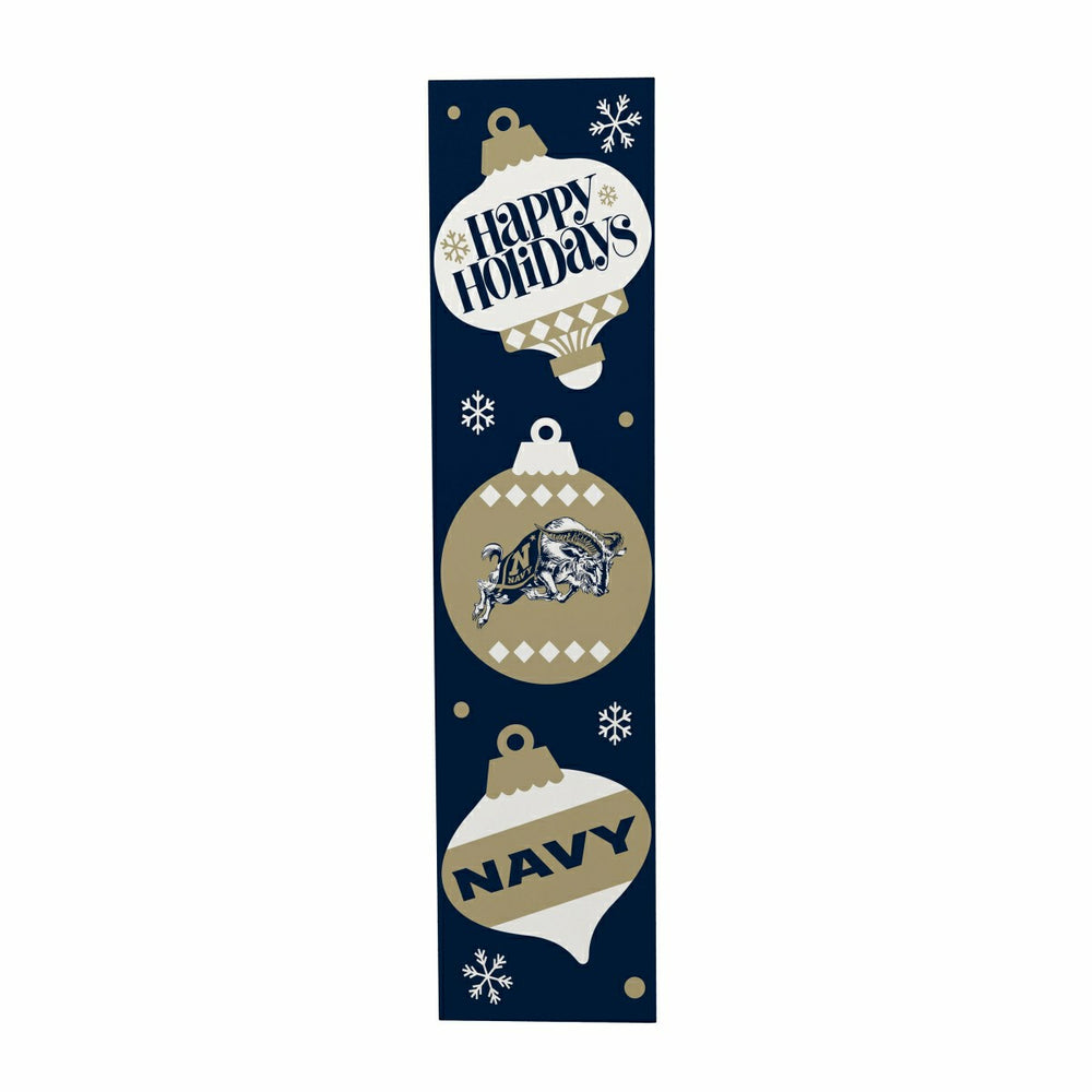 47" Double Sided Leaner, US Naval Academy, Christmas, Collegiate, Home