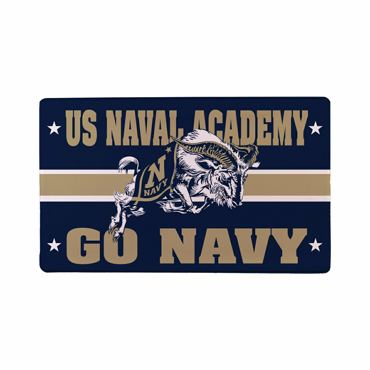 US Naval Academy Anti-Fatigue Mat, 18"x30", Collegiate
