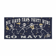 US Naval Academy Flocked Coir Halloween Sassafras Switch Mat, 22"x10", Collegiate