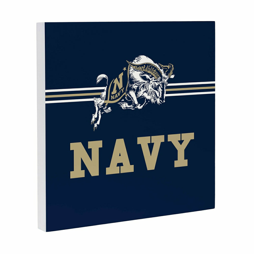 US Naval Academy Wood Wall Sign, 12x12, Collegiate, Home
