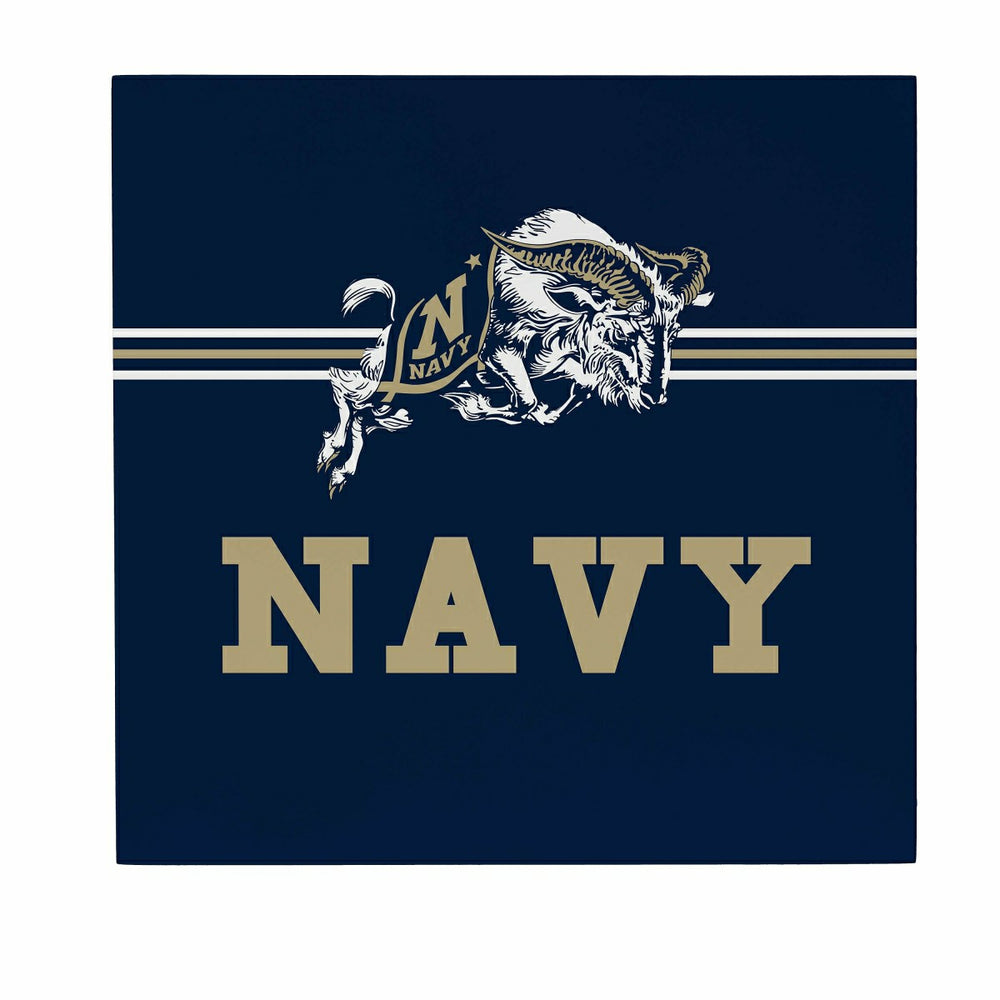 US Naval Academy Wood Wall Sign, 12x12, Collegiate, Home