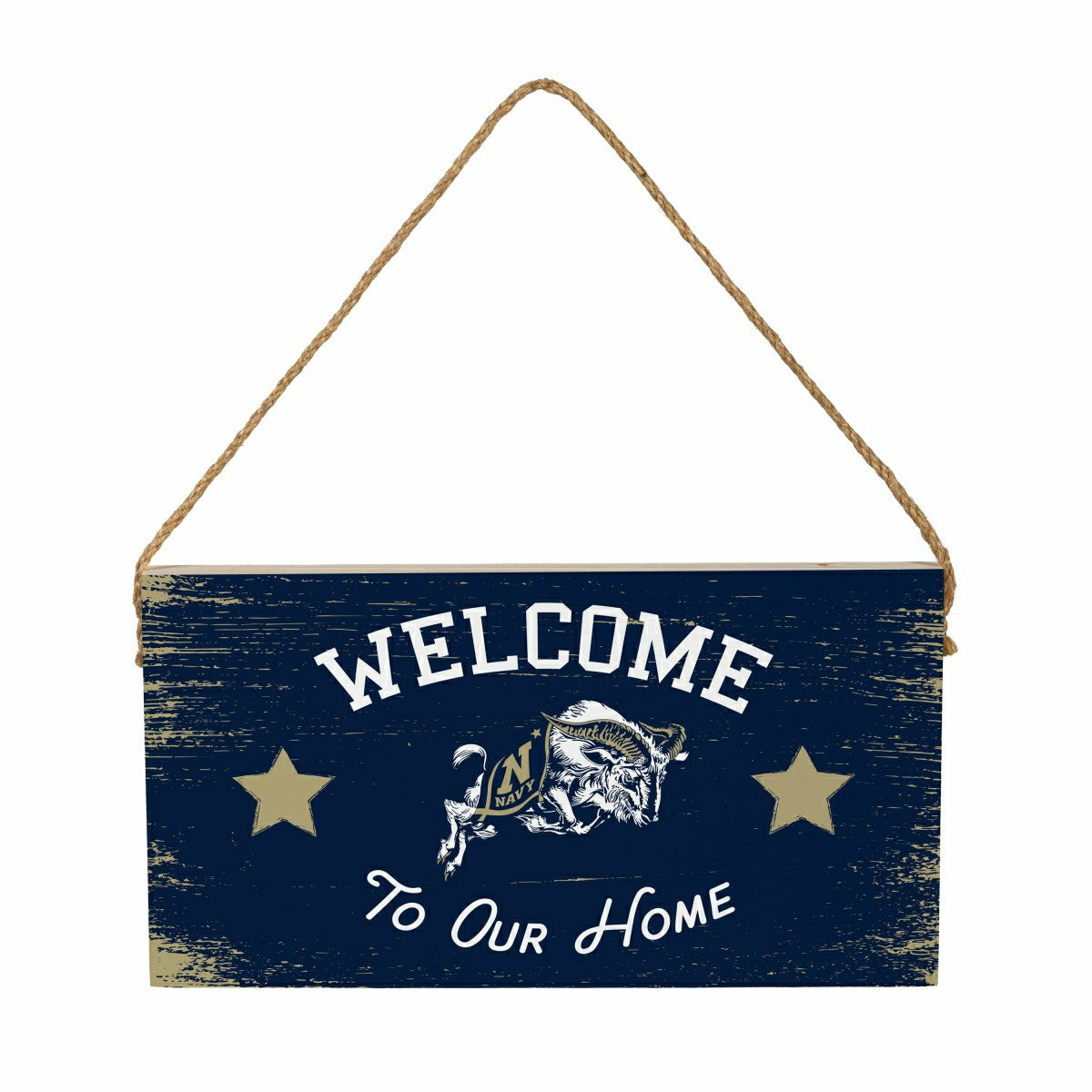 US Naval Academy Wood Wall Sign, 6x11, Collegiate, Home