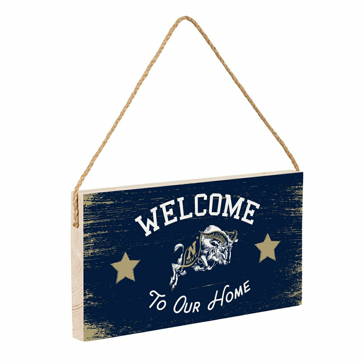 US Naval Academy Wood Wall Sign, 6x11, Collegiate, Home