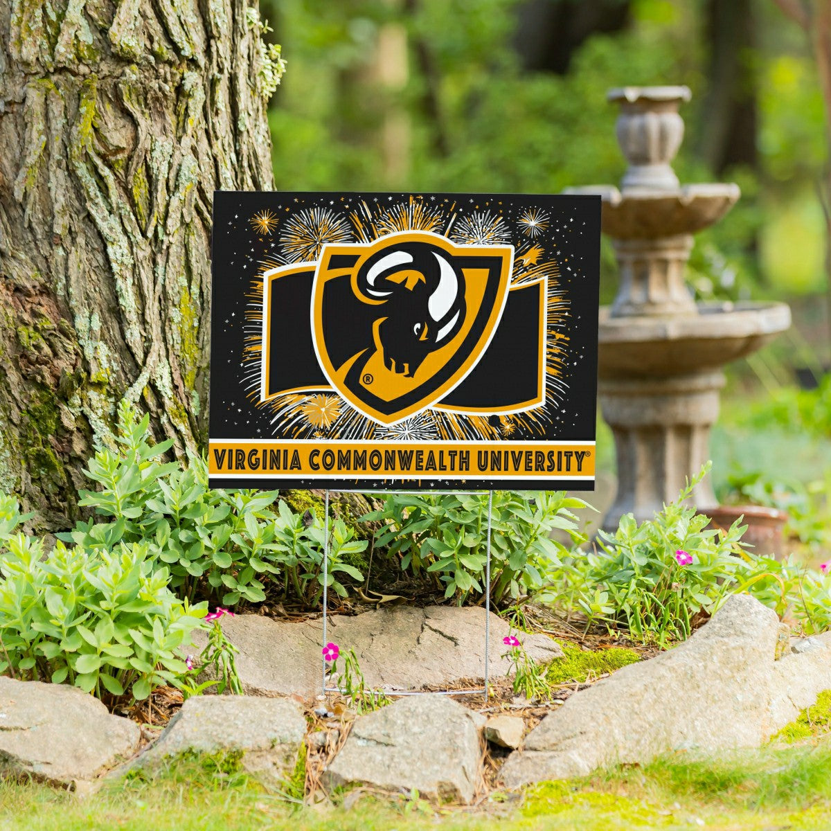 Virginia Commonwealth University Yard Sign, Patriotic, Collegiate, Home