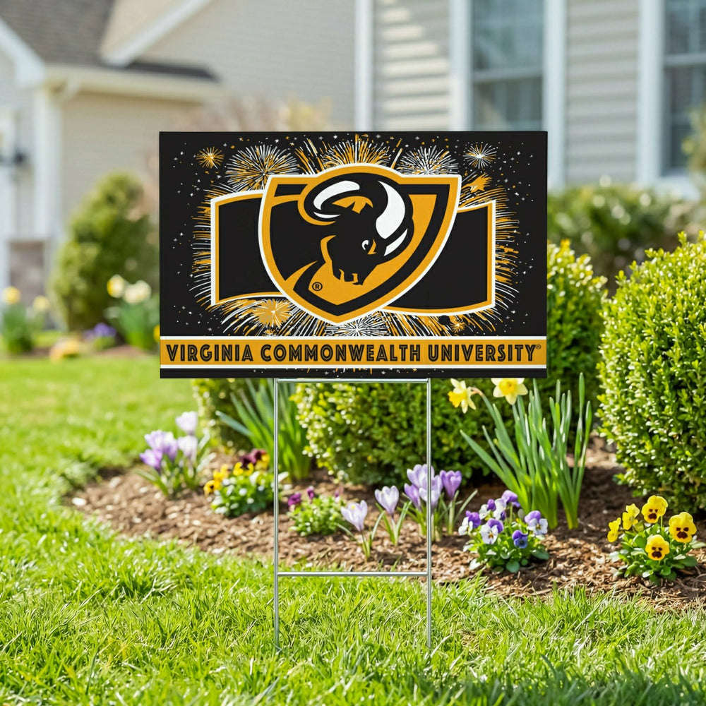 Virginia Commonwealth University Yard Sign, Patriotic, Collegiate, Home