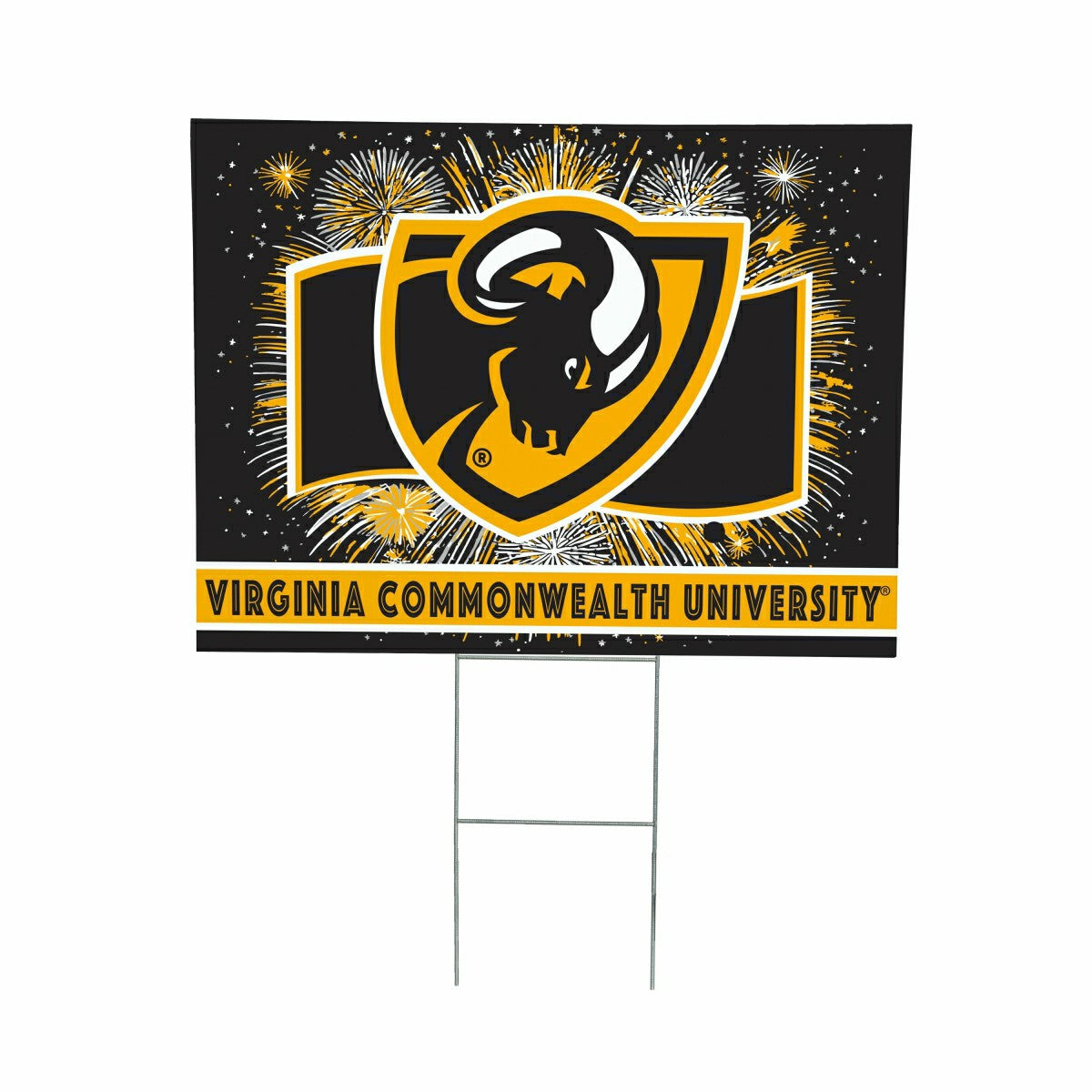 Virginia Commonwealth University Yard Sign, Patriotic, Collegiate, Home