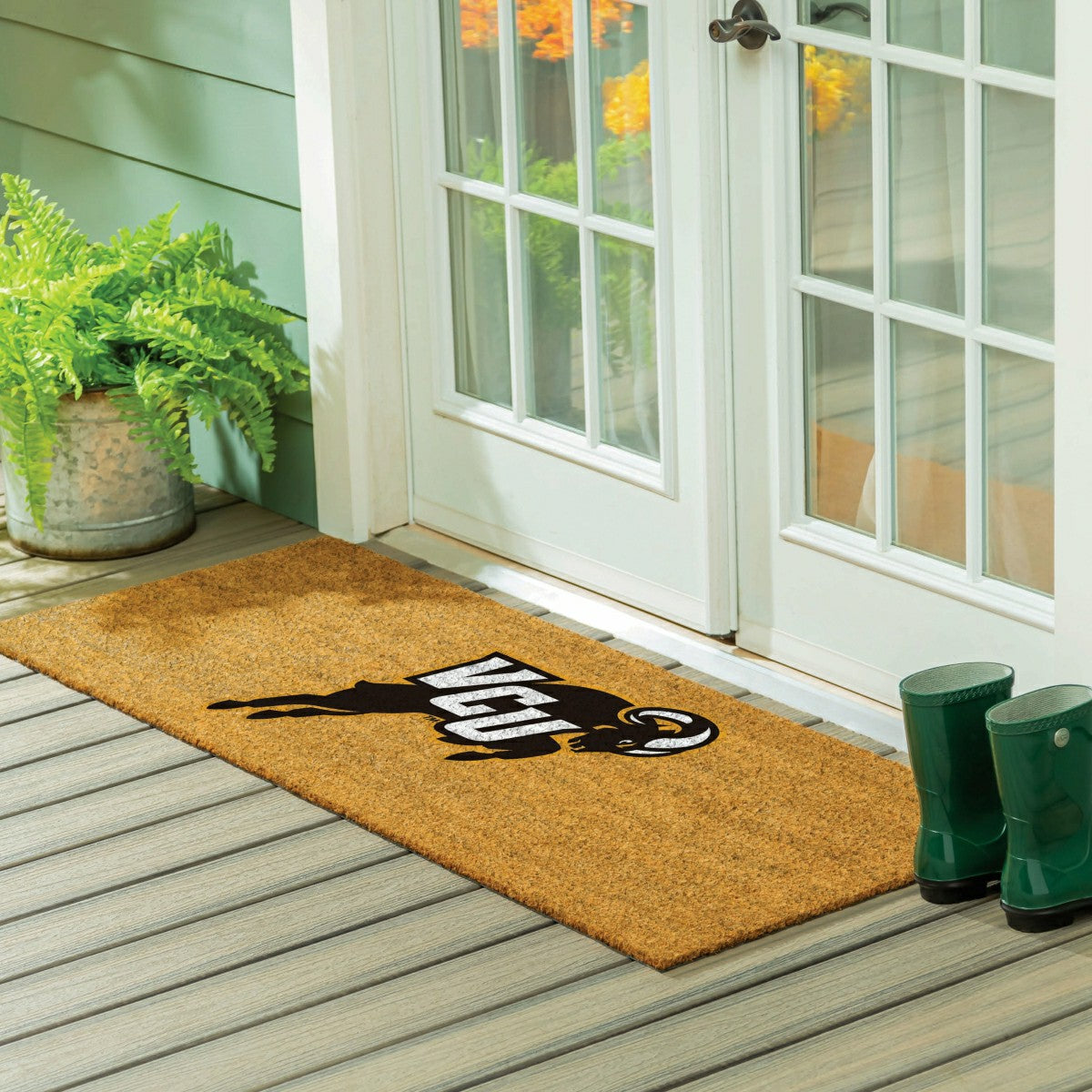 Virginia Commonwealth University Extra Large Full Color Coir Mat, 60"x, Collegiate