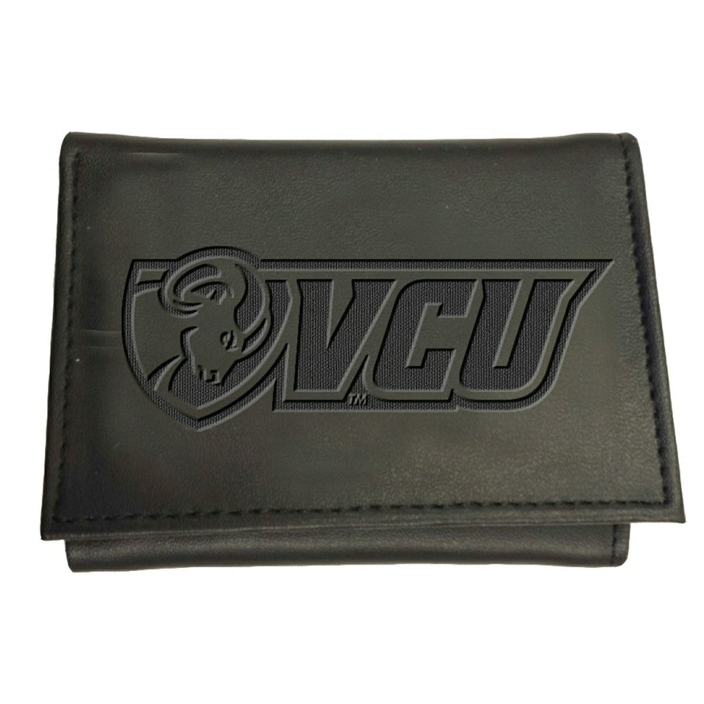 Virginia Commonwealth University (VCU), Tri-Fold Wallet, Black, Collegiate, Home