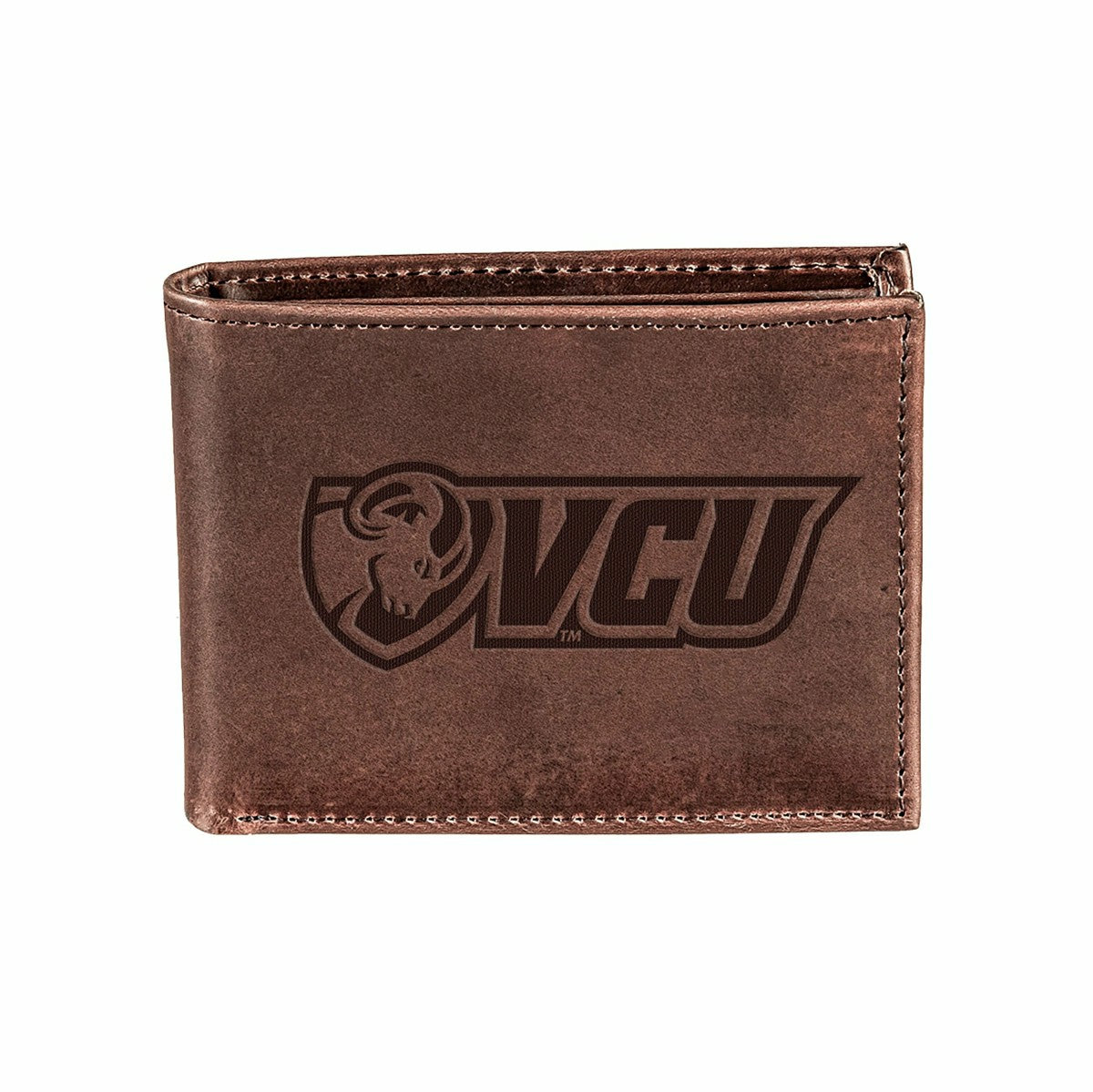 Virginia Commonwealth University (VCU), Bi-Fold Wallet, Brown, CH, 100, Collegiate, Home