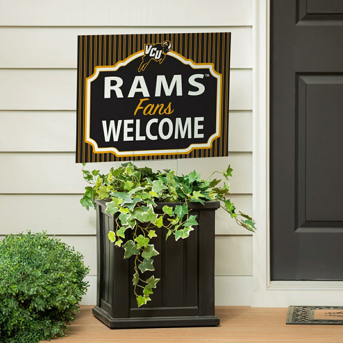 Virginia Commonwealth University Coroplast Yard Sign, "Fans Welcome", Collegiate, Home