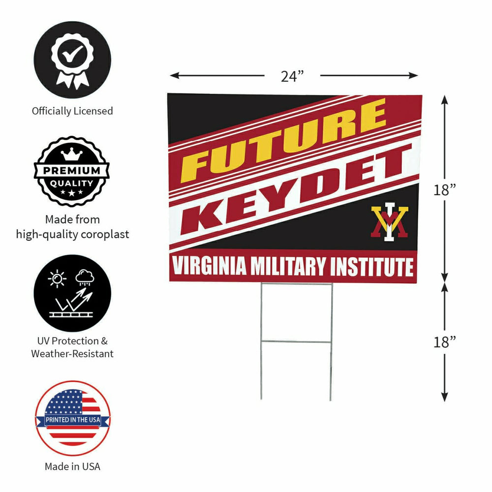 Virginia Military Institute Coroplast Yard Sign, Future Student, Collegiate, Home