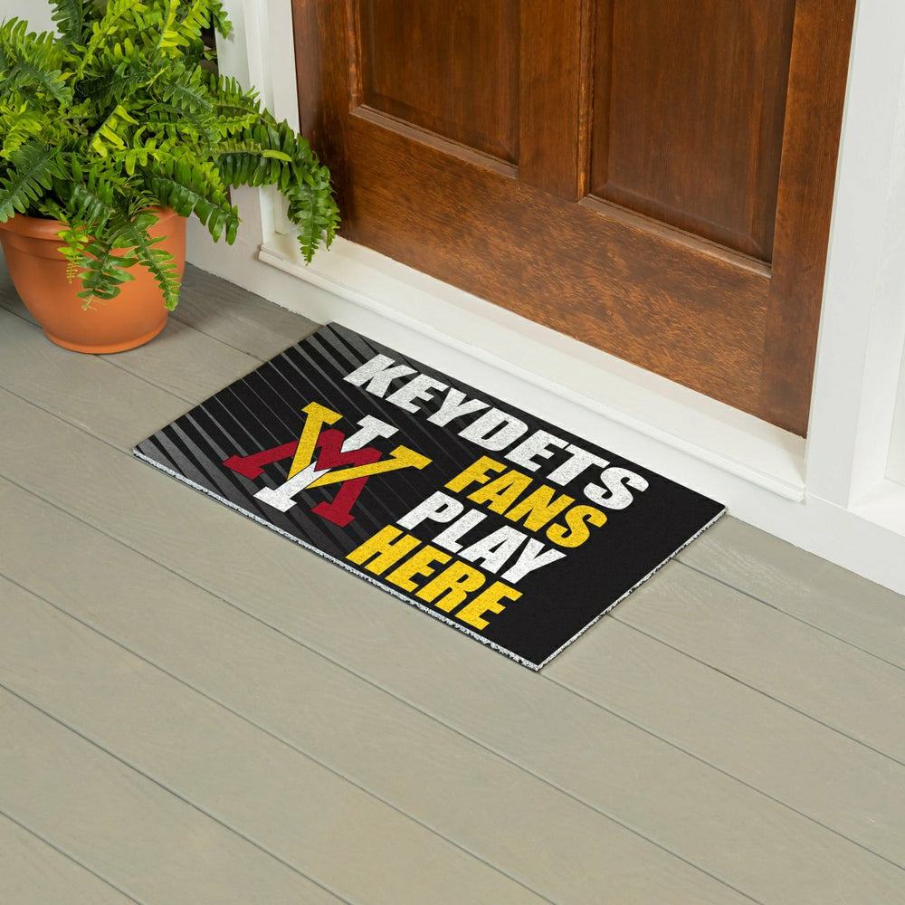 Virginia Military Institute Fan Mat, 28"x16", Collegiate
