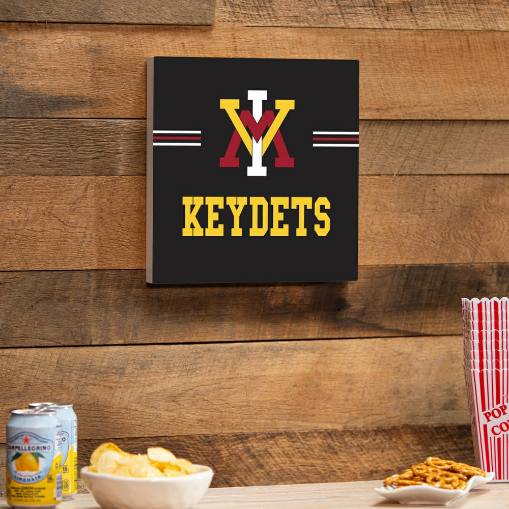 Virginia Military Institute Wood Wall Sign, 12x12, Collegiate, Home