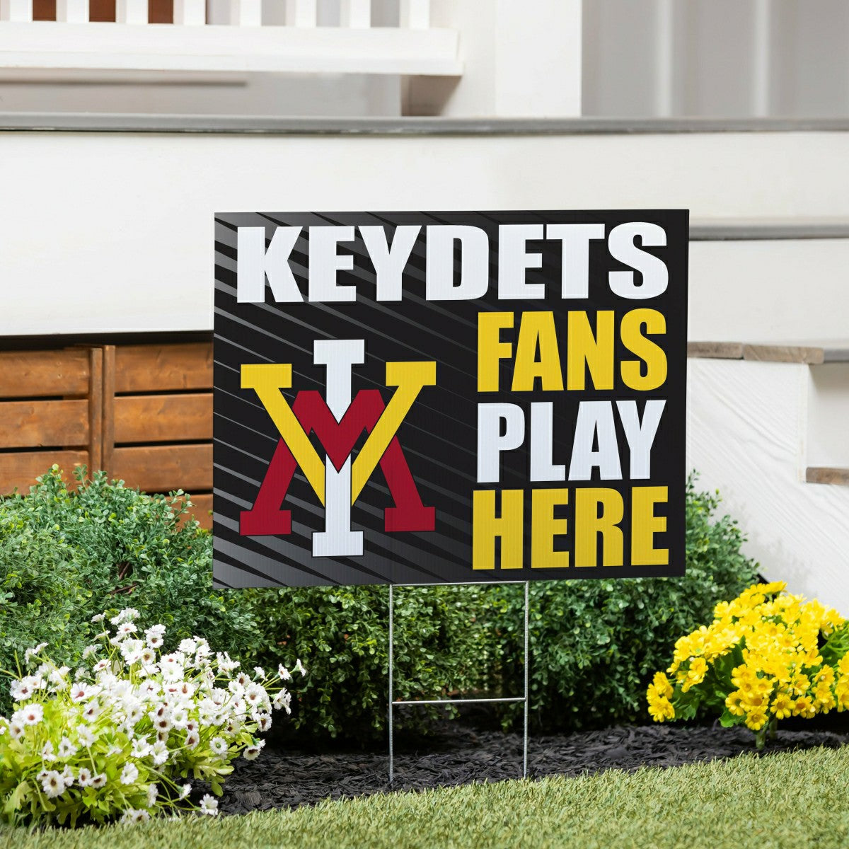 Virginia Military Institute Coroplast Yard Sign "Fans Play Here", Collegiate, Home