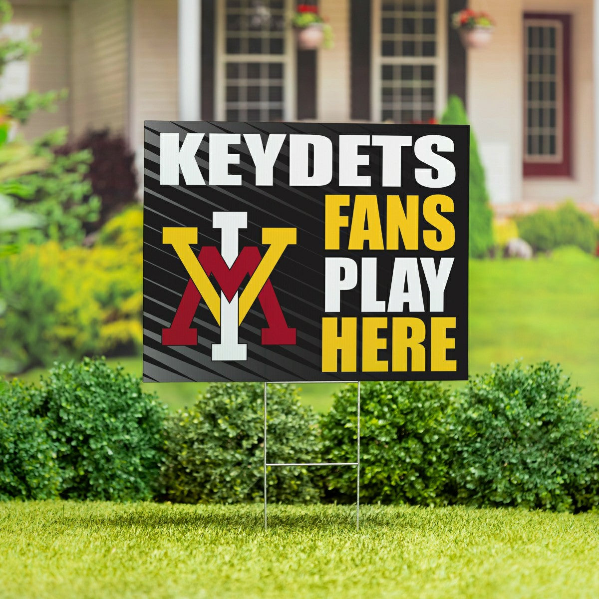 Virginia Military Institute Coroplast Yard Sign "Fans Play Here", Collegiate, Home