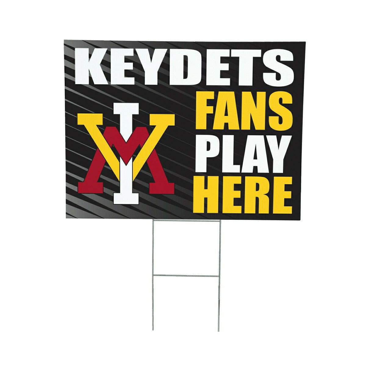 Virginia Military Institute Coroplast Yard Sign "Fans Play Here", Collegiate, Home