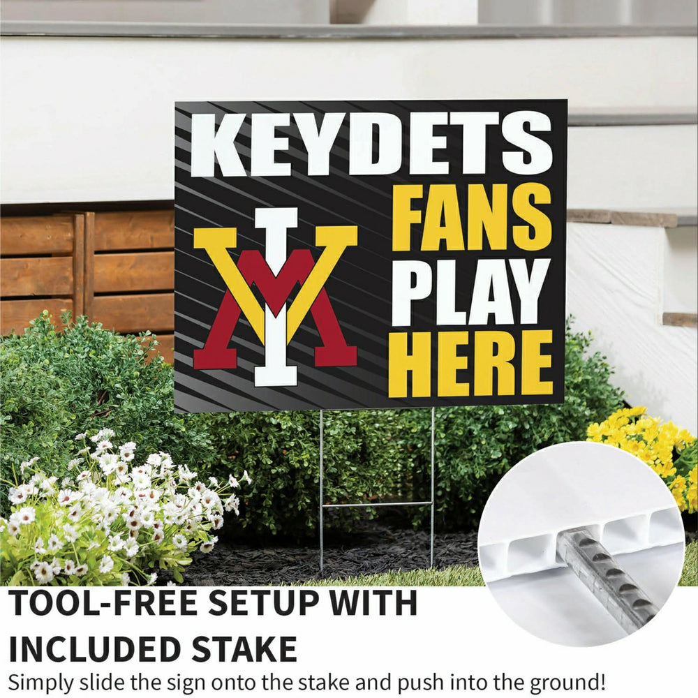 Virginia Military Institute Coroplast Yard Sign "Fans Play Here", Collegiate, Home