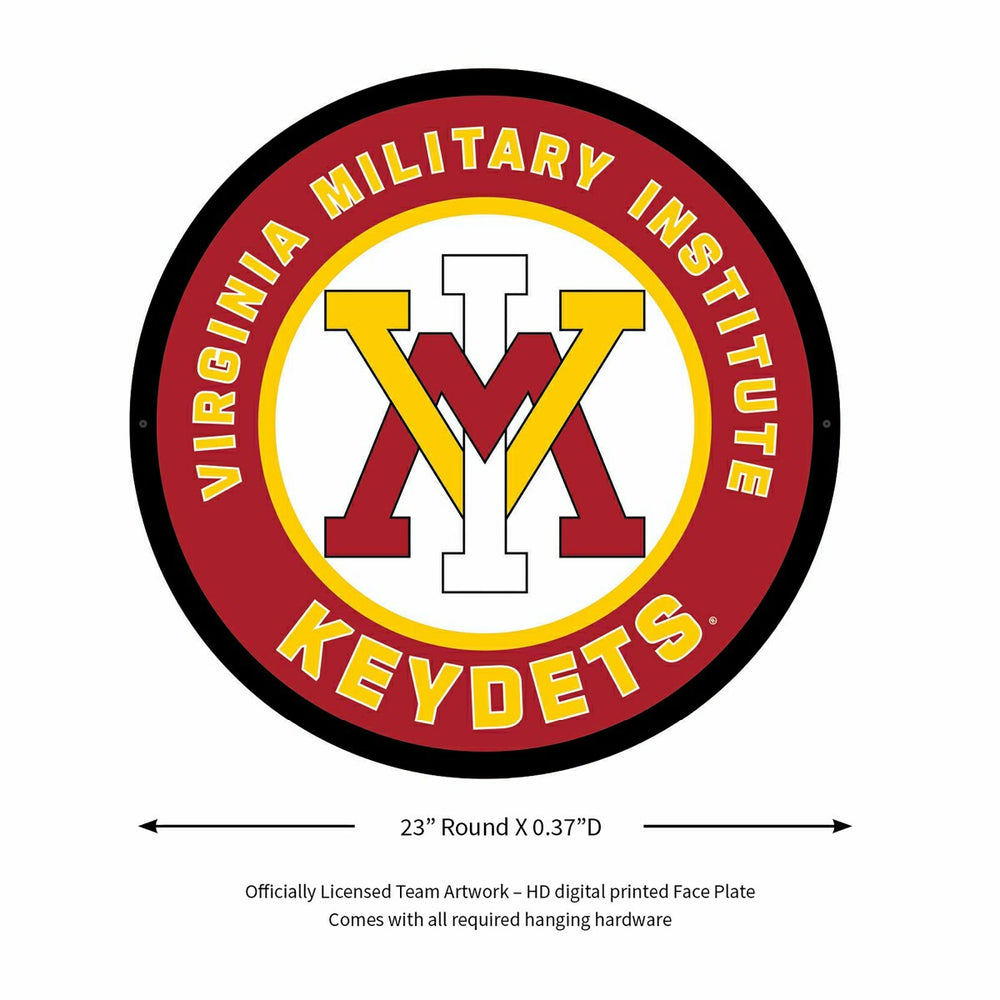 LED Wall Decor, Round, Virginia Military Institute, Collegiate, Home