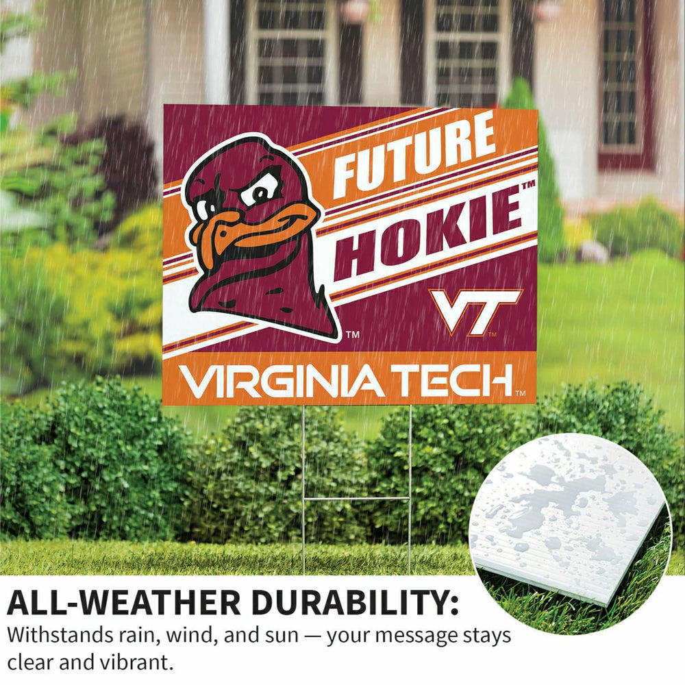 Virginia Tech Coroplast Yard Sign, Future Student, Collegiate, Home