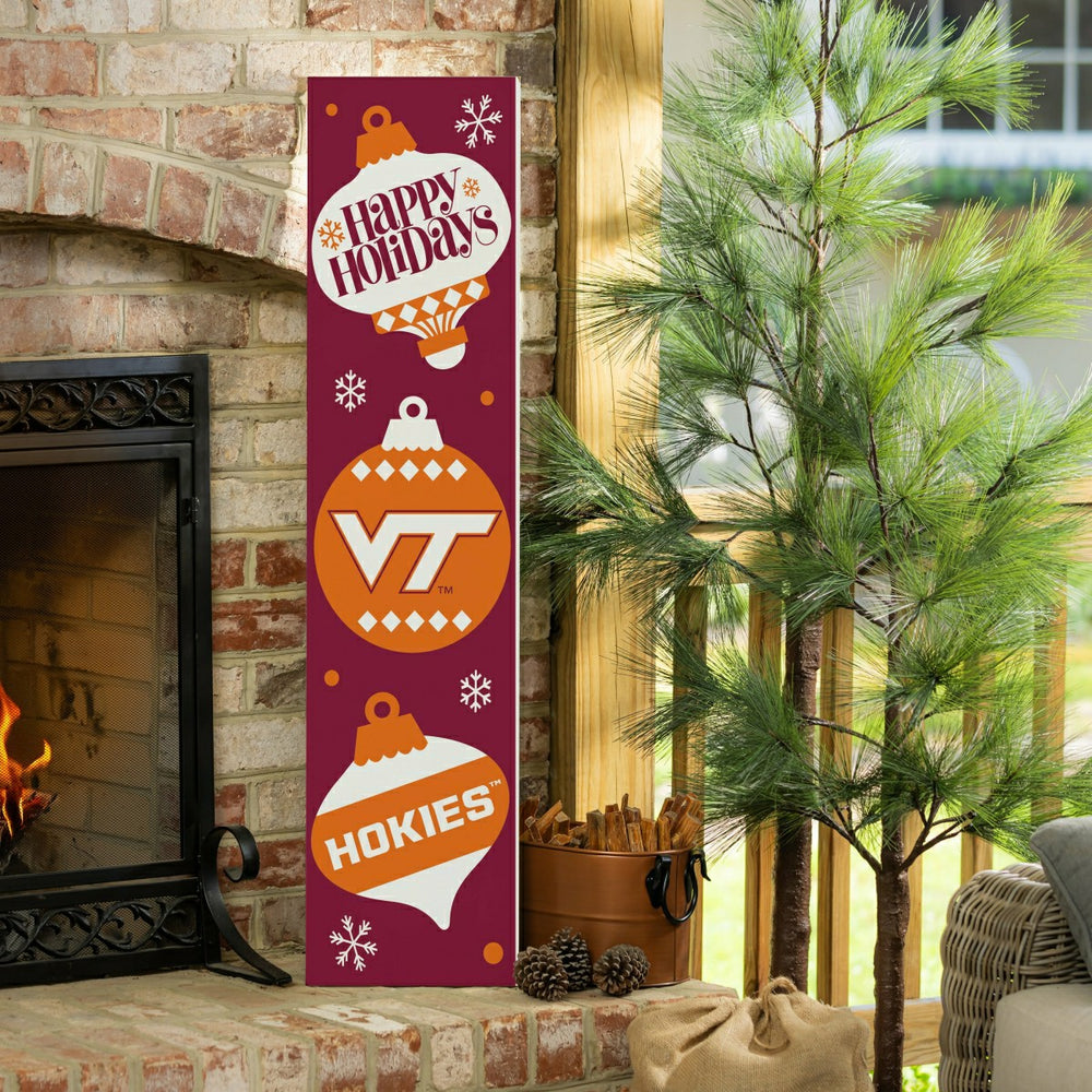 47" Double Sided Leaner, Virginia Tech, Christmas, Collegiate, Home
