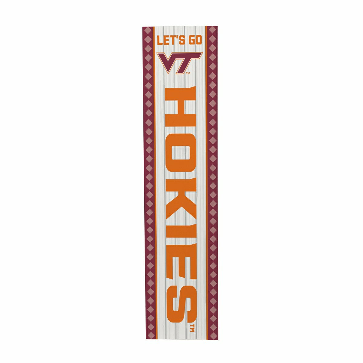 47" Double Sided Leaner, Virginia Tech, Christmas, Collegiate, Home