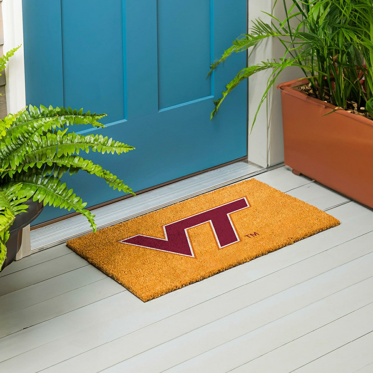 Coir Mat, 16"x28", Virginia Tech, Collegiate