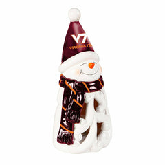 Virginia Tech Snowman LED Statuary, 8", Collegiate, Home