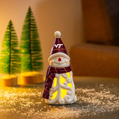 Virginia Tech Snowman LED Statuary, 8", Collegiate, Home
