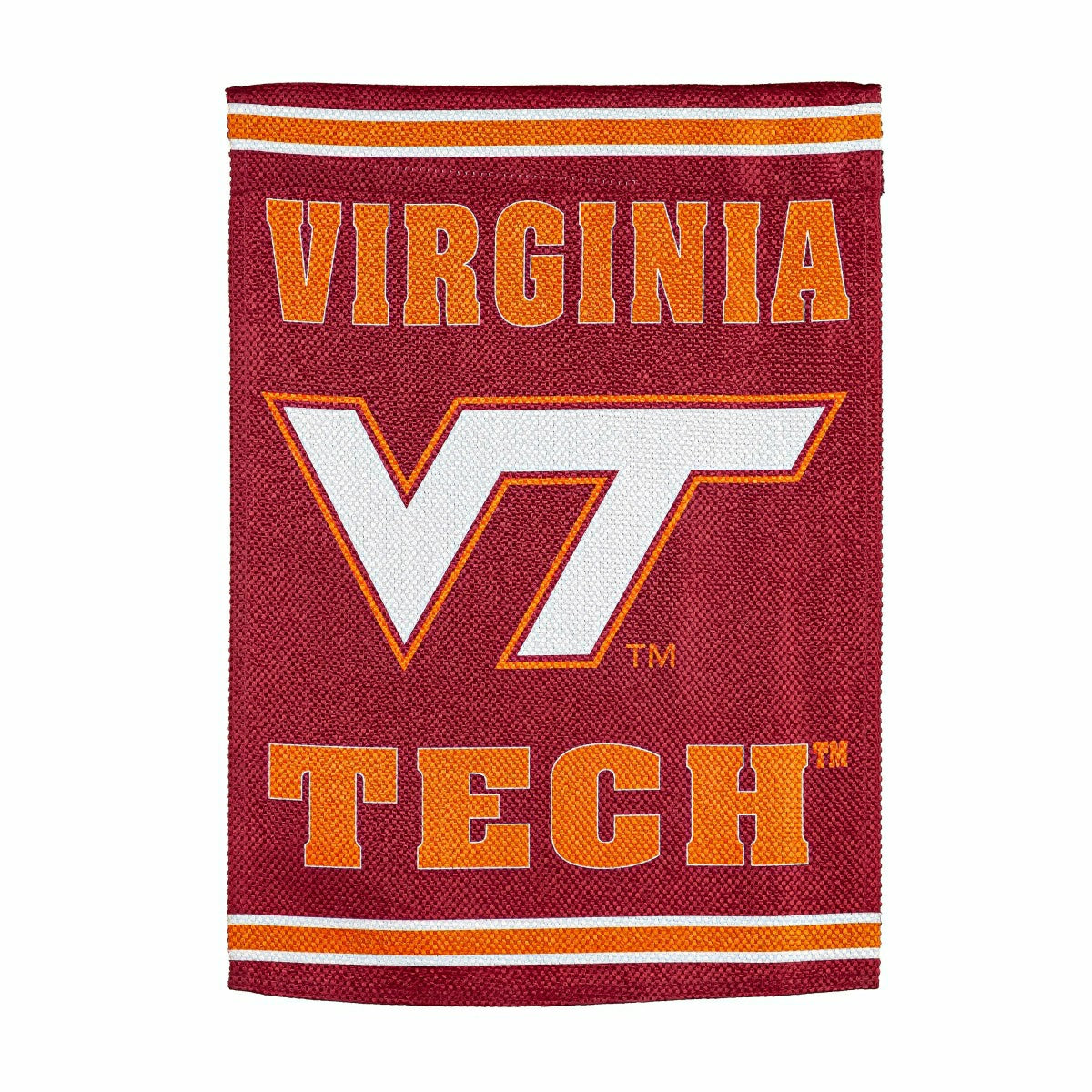Virginia Tech Embossed Suede House Flag, Collegiate, Home