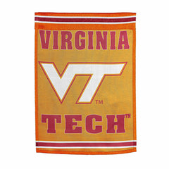 Virginia Tech Embossed Suede House Flag, Collegiate, Home
