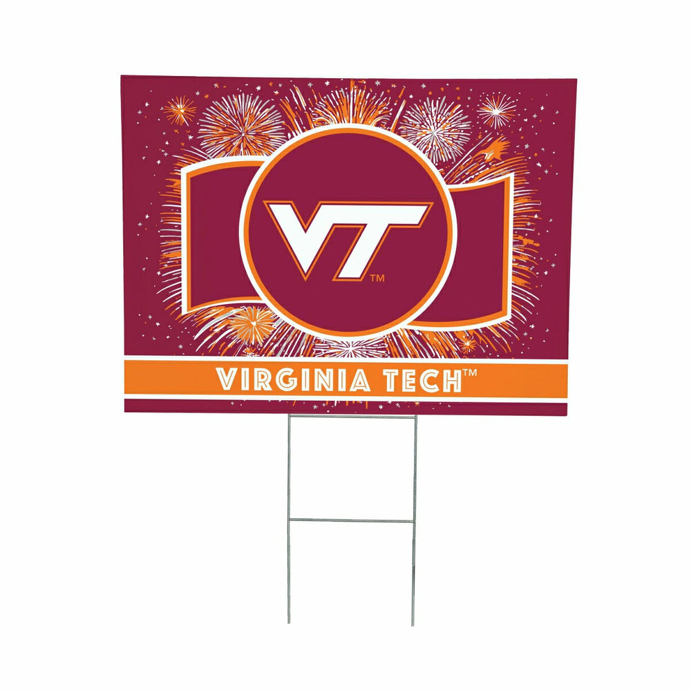 Virginia Tech Yard Sign, Patriotic, Collegiate, Home