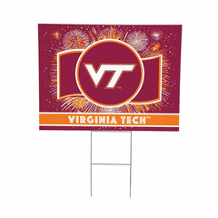 Virginia Tech Yard Sign, Patriotic, Collegiate, Home