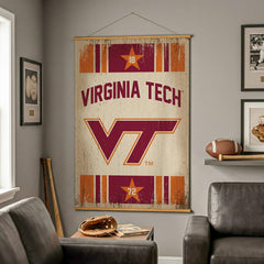 Virginia Tech, Canvas Wall Tapestry, Large, 54x36, Collegiate, Home