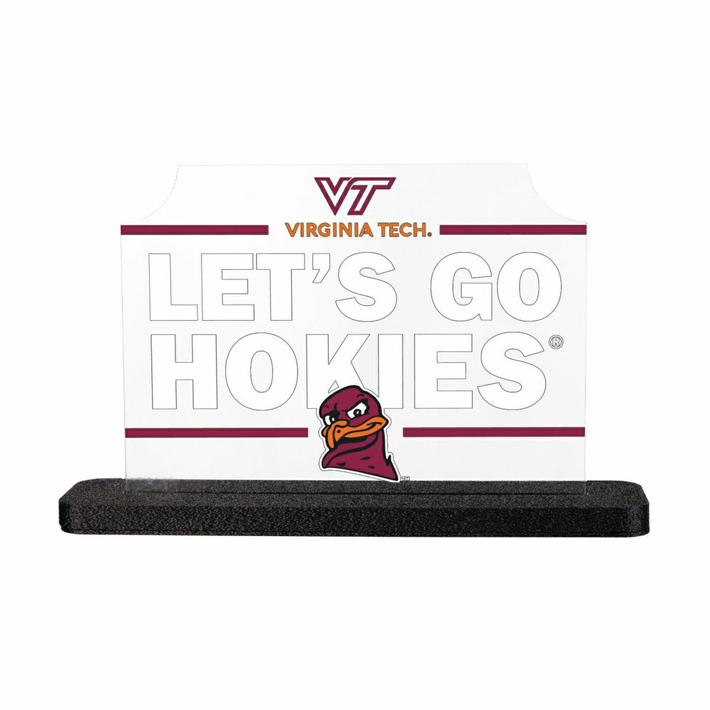 Virginia Tech College Rectangle Desklite LED Décor, Collegiate, Home