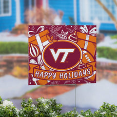 Virginia Tech Yard Sign, Holiday, Collegiate, Home