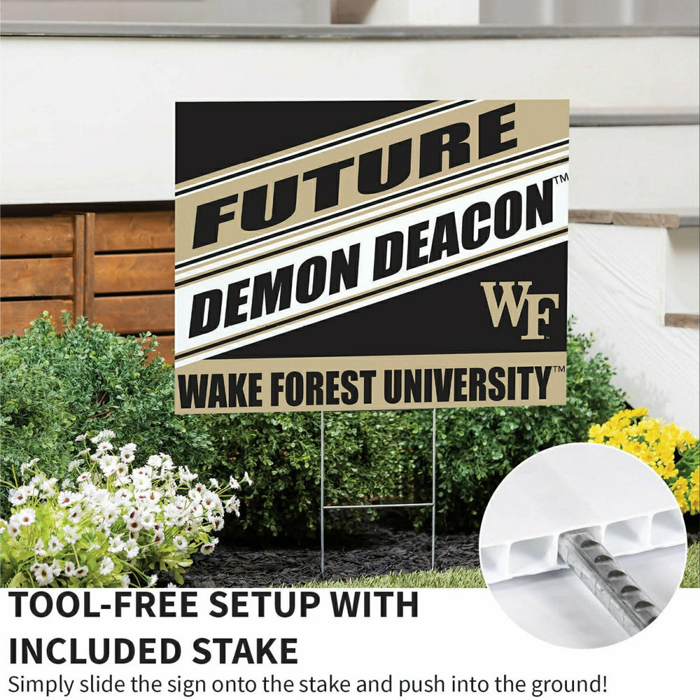 Wake Forest University Coroplast Yard Sign, Future Student, Collegiate, Home