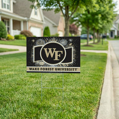 Wake Forest University Yard Sign, Patriotic, Collegiate, Home