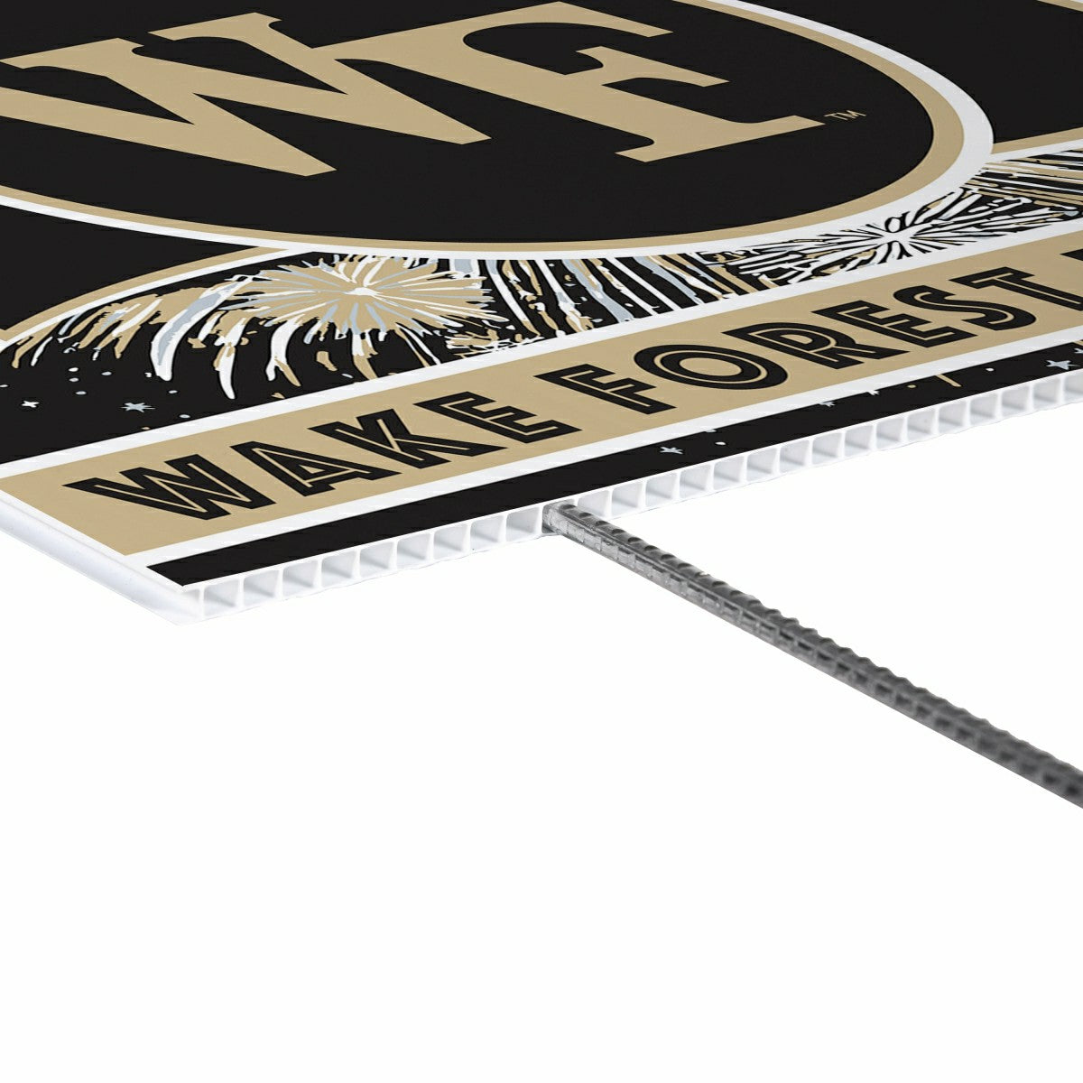 Wake Forest University Yard Sign, Patriotic, Collegiate, Home