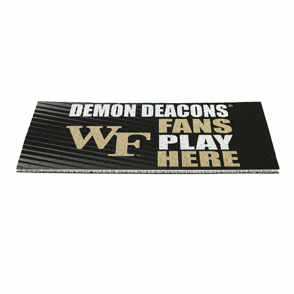 Wake Forest University Fan Mat, 28"x16", Collegiate