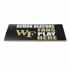 Wake Forest University Fan Mat, 28"x16", Collegiate