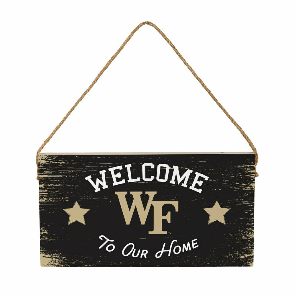 Wake Forest University Wood Wall Sign, 6x11, Collegiate, Home