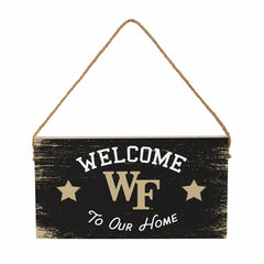 Wake Forest University Wood Wall Sign, 6x11, Collegiate, Home