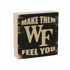 Wake Forest University Plock, Down Home Fans, 6x6, Collegiate, Home