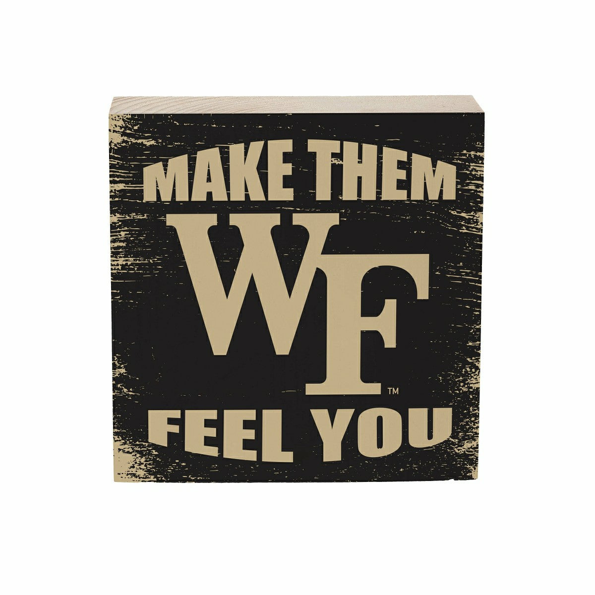 Wake Forest University Plock, Down Home Fans, 6x6, Collegiate, Home