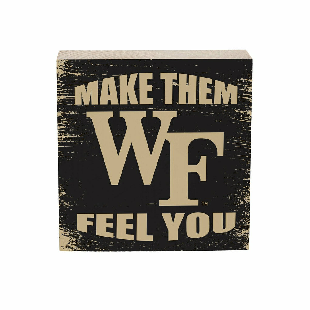 Wake Forest University Plock, Down Home Fans, 6x6, Collegiate, Home