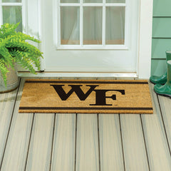 Wake Forest University Large One Color Coir Mat, 36"x24", Collegiate