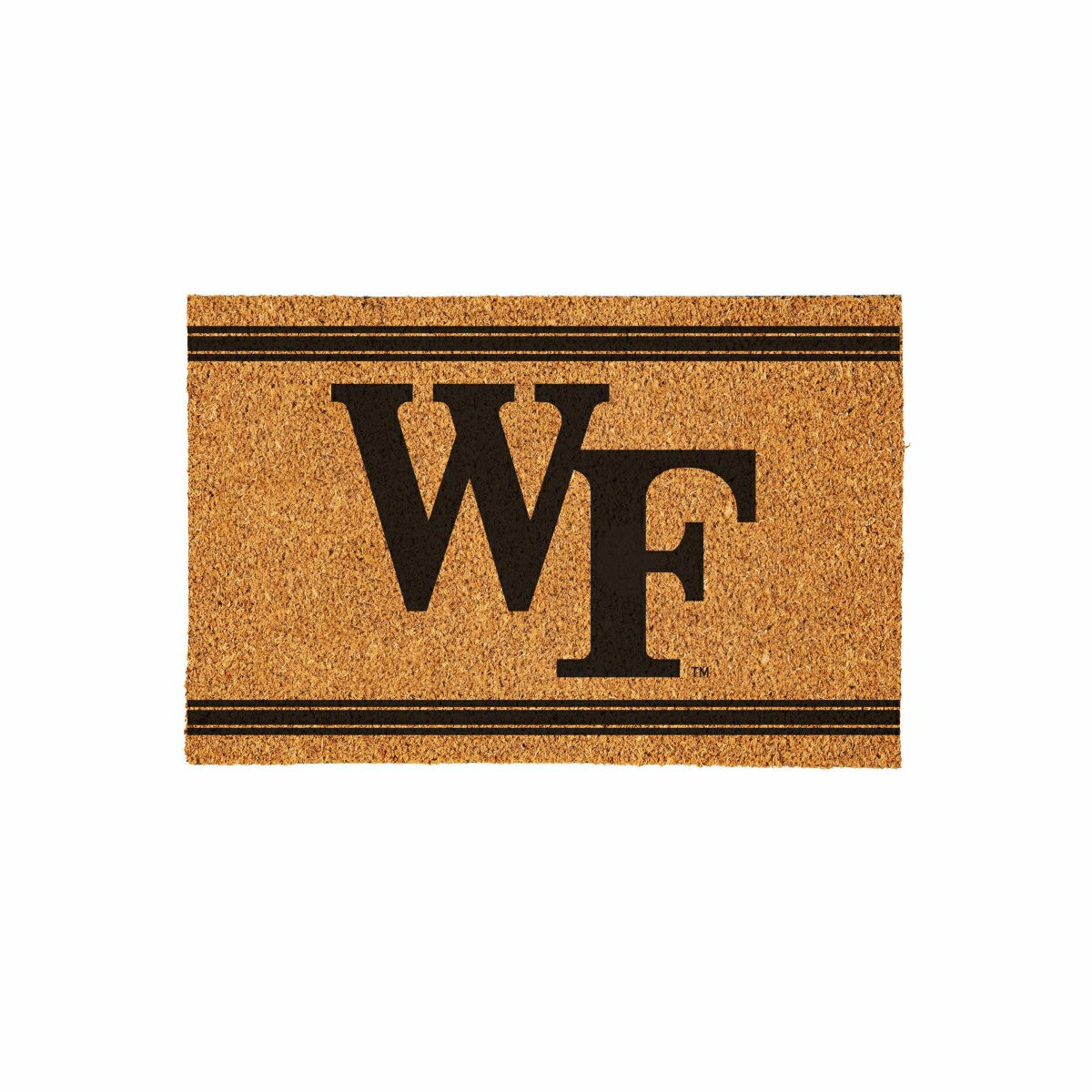 Wake Forest University Large One Color Coir Mat, 36"x24", Collegiate