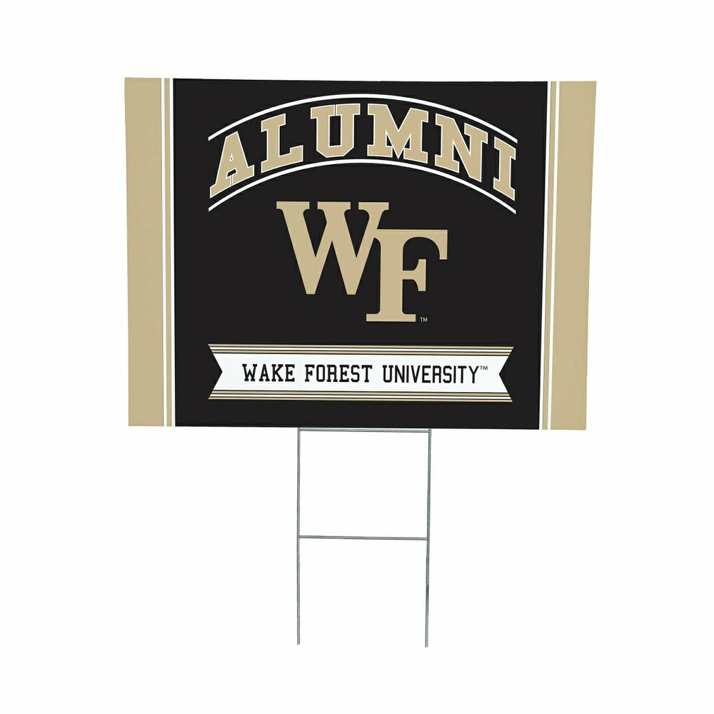 Wake Forest University Coroplast Yard Sign Alumni, Collegiate, Home